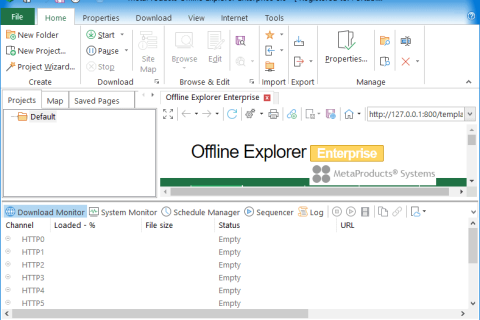 Offline Explorer(离线浏览工具) Enterprise v8.8.0.5016 便携版