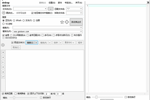 dnGrep（文件搜索工具）v5.0.57.0 中文绿色版