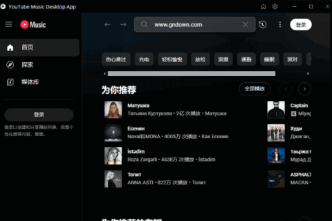 YouTube Music Desktop（YouTube 音乐播放器）v2.0.12 多语便携版