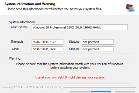 UltraUXThemePatcher(Win11主题破解限制工具) v4.6.1