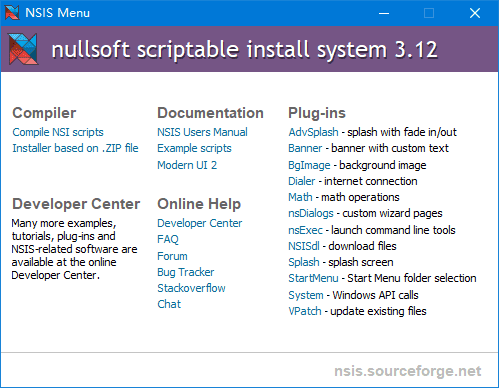 NSIS(Nullsoft Scriptable Install System) v3.13 绿色版 界面截图