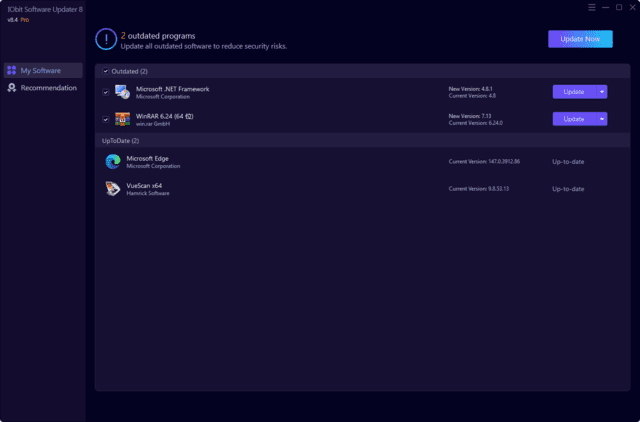 IObit Software Updater 软件更新工具软件截图
